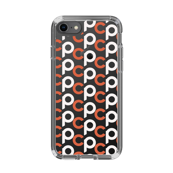 Slim Protection Case［ Original - CASEPLAY Initial All-over Pattern - Orange ］