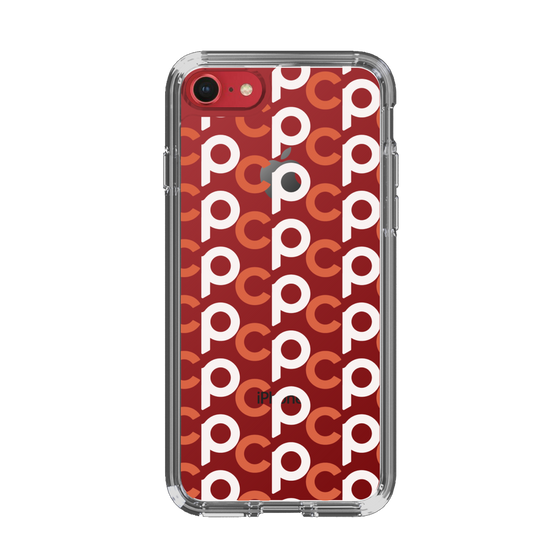 Slim Protection Case［ Original - CASEPLAY Initial All-over Pattern - Orange ］
