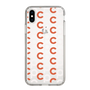 Slim Protection Case［ Original - CASEPLAY Initial All-over Pattern - Orange ］
