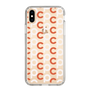 Slim Protection Case［ Original - CASEPLAY Initial All-over Pattern - Orange ］