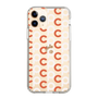 Slim Protection Case［ Original - CASEPLAY Initial All-over Pattern - Orange ］