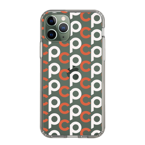 Slim Protection Case［ Original - CASEPLAY Initial All-over Pattern - Orange ］