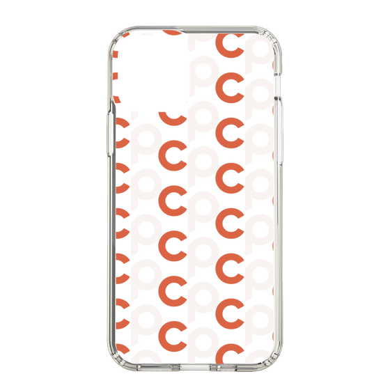 Slim Protection Case［ Original - CASEPLAY Initial All-over Pattern - Orange ］