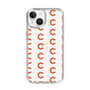 Slim Protection Case［ Original - CASEPLAY Initial All-over Pattern - Orange ］