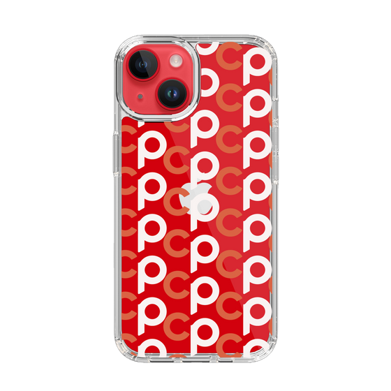 Slim Protection Case［ Original - CASEPLAY Initial All-over Pattern - Orange ］