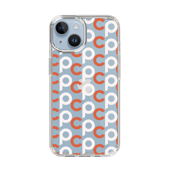 Slim Protection Case［ Original - CASEPLAY Initial All-over Pattern - Orange ］