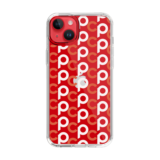 Slim Protection Case［ Original - CASEPLAY Initial All-over Pattern - Orange ］