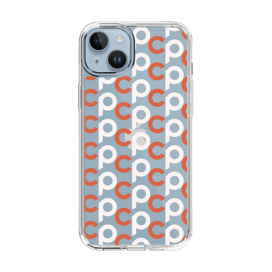 Slim Protection Case［ Original - CASEPLAY Initial All-over Pattern - Orange ］