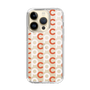 Slim Protection Case［ Original - CASEPLAY Initial All-over Pattern - Orange ］