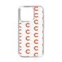 Slim Protection Case［ Original - CASEPLAY Initial All-over Pattern - Orange ］