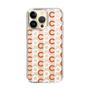 Slim Protection Case［ Original - CASEPLAY Initial All-over Pattern - Orange ］