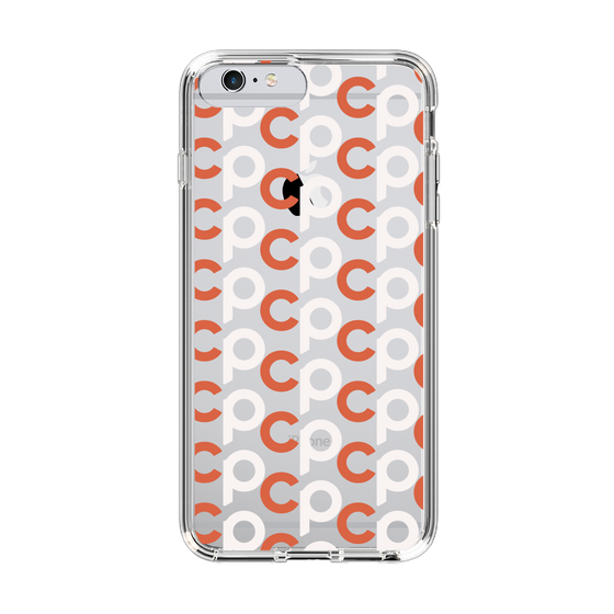 Slim Protection Case［ Original - CASEPLAY Initial All-over Pattern - Orange ］