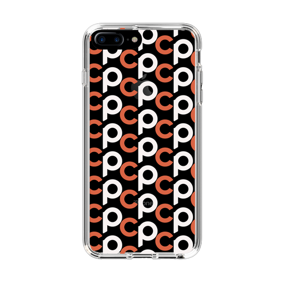 Slim Protection Case［ Original - CASEPLAY Initial All-over Pattern - Orange ］