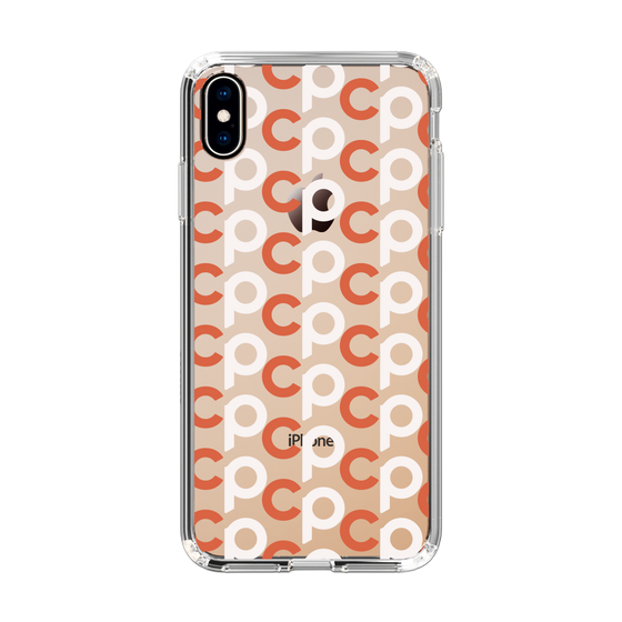 Slim Protection Case［ Original - CASEPLAY Initial All-over Pattern - Orange ］