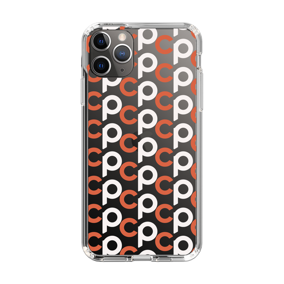 Slim Protection Case［ Original - CASEPLAY Initial All-over Pattern - Orange ］
