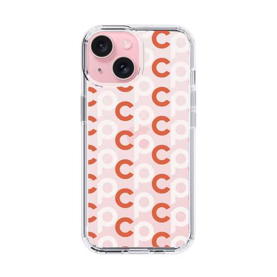 Slim Protection Case［ Original - CASEPLAY Initial All-over Pattern - Orange ］