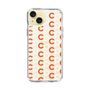 Slim Protection Case［ Original - CASEPLAY Initial All-over Pattern - Orange ］