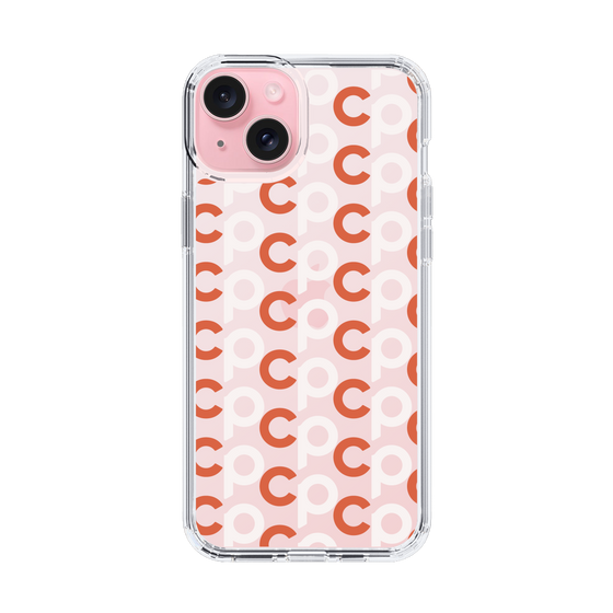 Slim Protection Case［ Original - CASEPLAY Initial All-over Pattern - Orange ］