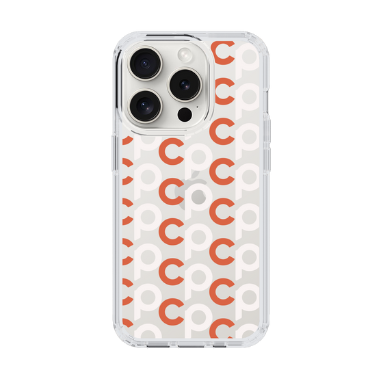 Slim Protection Case［ Original - CASEPLAY Initial All-over Pattern - Orange ］