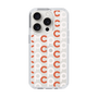 Slim Protection Case［ Original - CASEPLAY Initial All-over Pattern - Orange ］