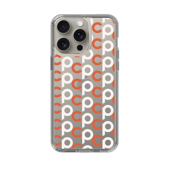 Slim Protection Case［ Original - CASEPLAY Initial All-over Pattern - Orange ］