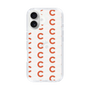 Slim Protection Case［ Original - CASEPLAY Initial All-over Pattern - Orange ］