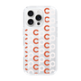 Slim Protection Case［ Original - CASEPLAY Initial All-over Pattern - Orange ］