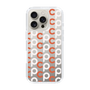 Slim Protection Case［ Original - CASEPLAY Initial All-over Pattern - Orange ］