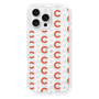 Slim Protection Case［ Original - CASEPLAY Initial All-over Pattern - Orange ］