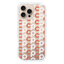 Slim Protection Case［ Original - CASEPLAY Initial All-over Pattern - Orange ］