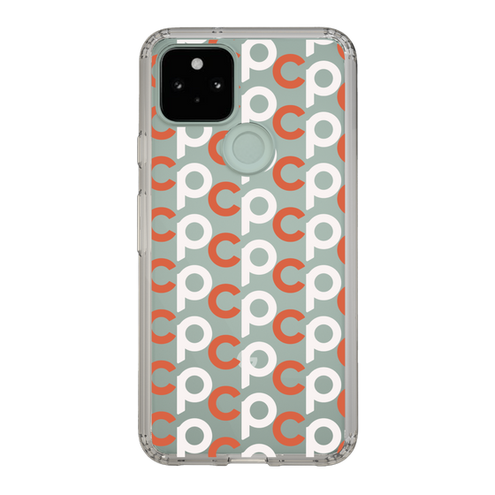 Slim Protection Case［ Original - CASEPLAY Initial All-over Pattern - Orange ］