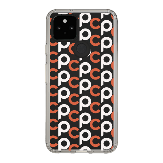 Slim Protection Case［ Original - CASEPLAY Initial All-over Pattern - Orange ］