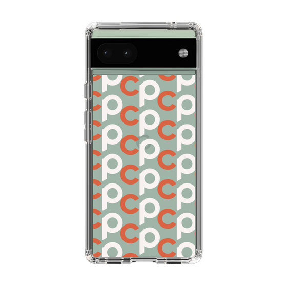 Slim Protection Case［ Original - CASEPLAY Initial All-over Pattern - Orange ］