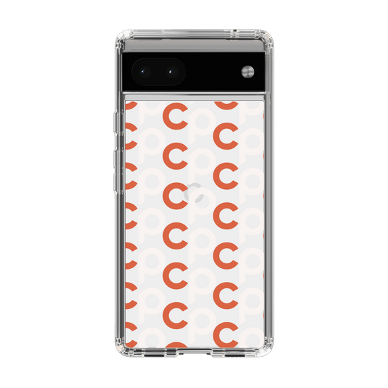 Slim Protection Case［ Original - CASEPLAY Initial All-over Pattern - Orange ］