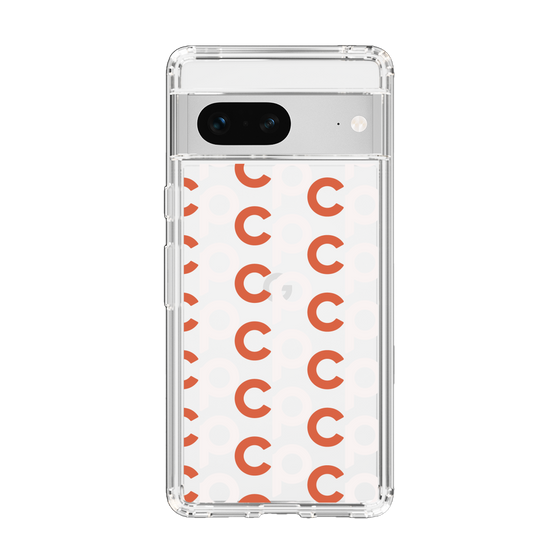 Slim Protection Case［ Original - CASEPLAY Initial All-over Pattern - Orange ］
