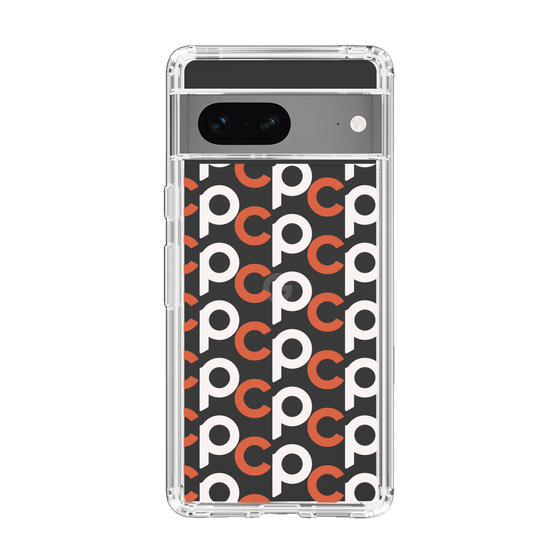 Slim Protection Case［ Original - CASEPLAY Initial All-over Pattern - Orange ］