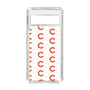 Slim Protection Case［ Original - CASEPLAY Initial All-over Pattern - Orange ］