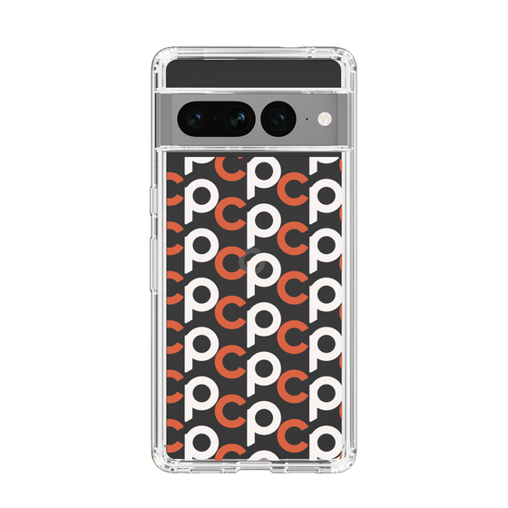 Slim Protection Case［ Original - CASEPLAY Initial All-over Pattern - Orange ］