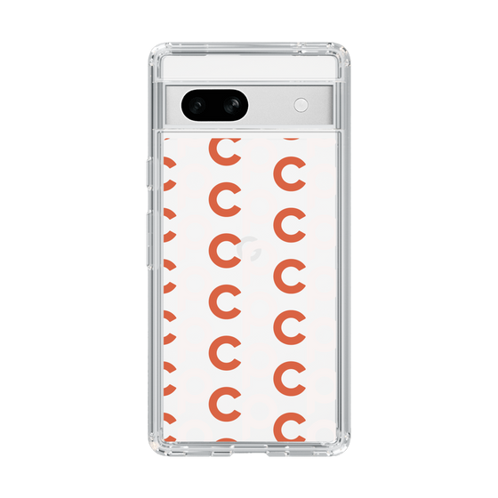 Slim Protection Case［ Original - CASEPLAY Initial All-over Pattern - Orange ］