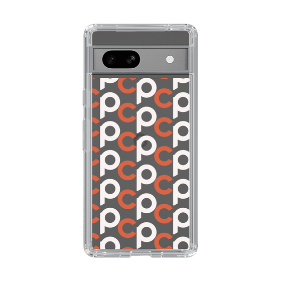 Slim Protection Case［ Original - CASEPLAY Initial All-over Pattern - Orange ］