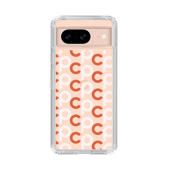 Slim Protection Case［ Original - CASEPLAY Initial All-over Pattern - Orange ］