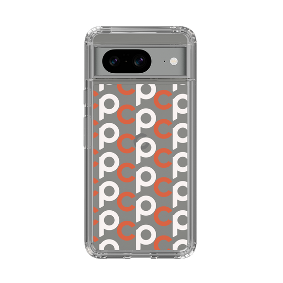 Slim Protection Case［ Original - CASEPLAY Initial All-over Pattern - Orange ］