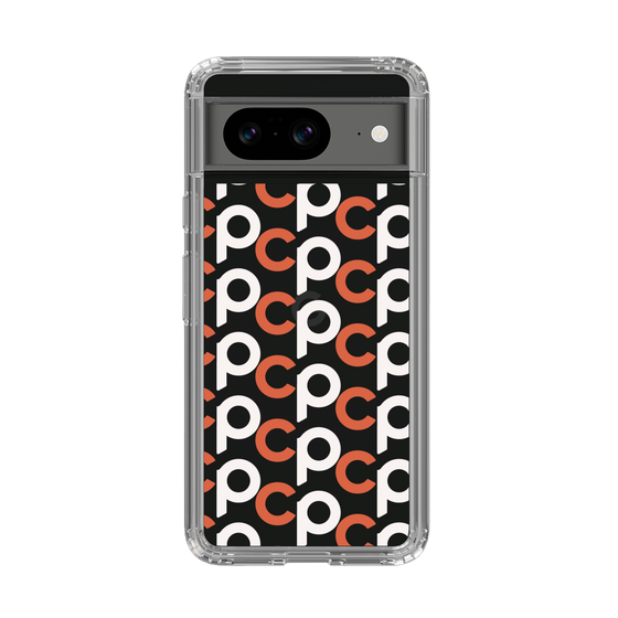 Slim Protection Case［ Original - CASEPLAY Initial All-over Pattern - Orange ］