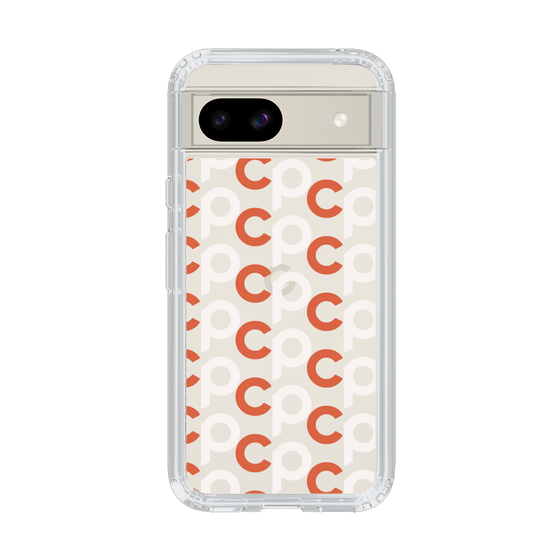Slim Protection Case［ Original - CASEPLAY Initial All-over Pattern - Orange ］