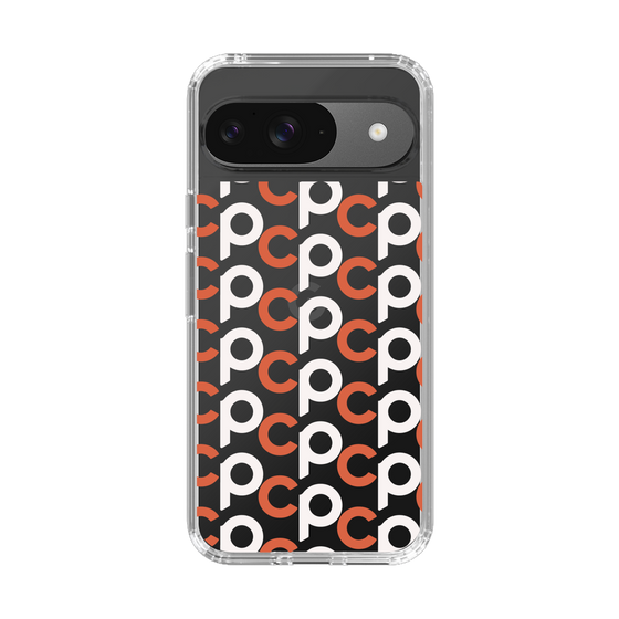 Slim Protection Case［ Original - CASEPLAY Initial All-over Pattern - Orange ］