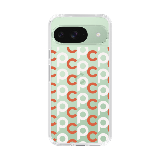 Slim Protection Case［ Original - CASEPLAY Initial All-over Pattern - Orange ］