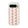 Slim Protection Case［ Original - CASEPLAY Initial All-over Pattern - Orange ］
