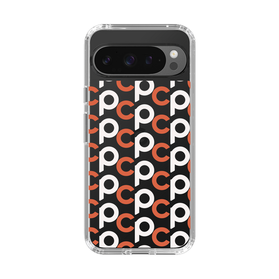Slim Protection Case［ Original - CASEPLAY Initial All-over Pattern - Orange ］