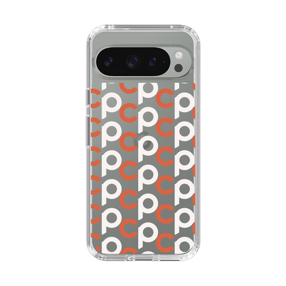 Slim Protection Case［ Original - CASEPLAY Initial All-over Pattern - Orange ］