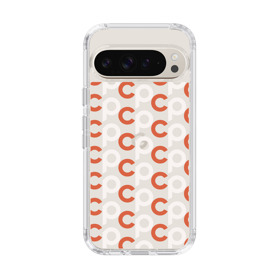 Slim Protection Case［ Original - CASEPLAY Initial All-over Pattern - Orange ］
